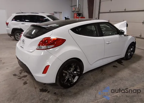 2017 Hyundai Veloster Value Edition from USA, damaged, VIN KMHTC6ADXHU324212
